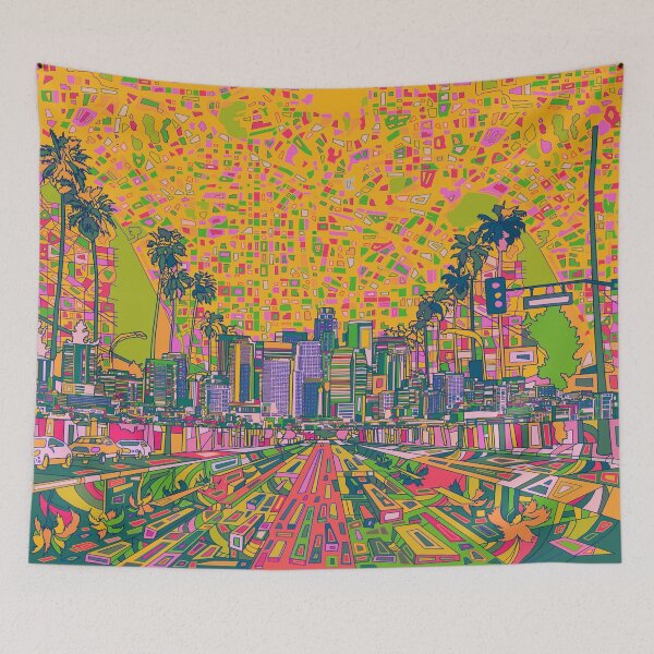 Item preview, los angeles skyline 1 designed and sold by BekimART.
