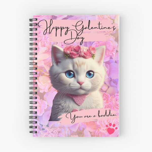 Item preview, Happy Galentine's Day - Kitty design designed and sold by Cat Babe.