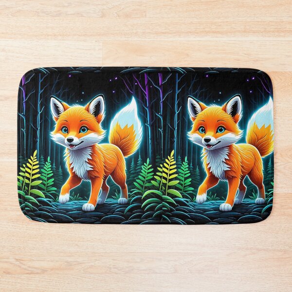 Item preview, Enchanting Neon Fox in Forest designed and sold by Taans-Creation.