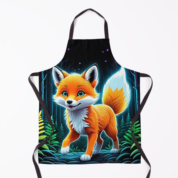 Item preview, Enchanting Neon Fox in Forest designed and sold by Taans-Creation.