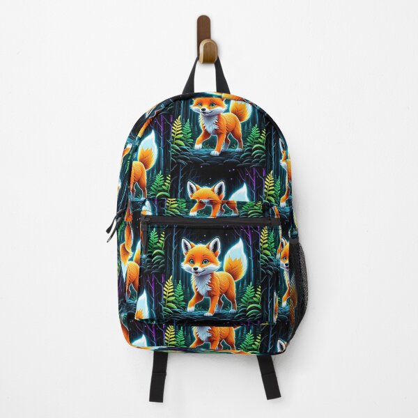 Item preview, Enchanting Neon Fox in Forest designed and sold by Taans-Creation.