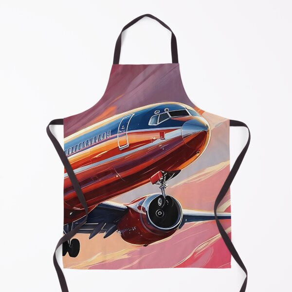 Item preview, Airplane Sunset Landing - Digital Aviation Art designed and sold by EMairplanes.