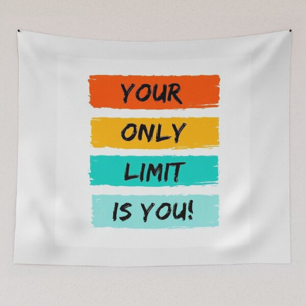 Item preview, Your only limit is you  - Motivational Art Print for Inspiration designed and sold by andrew758.