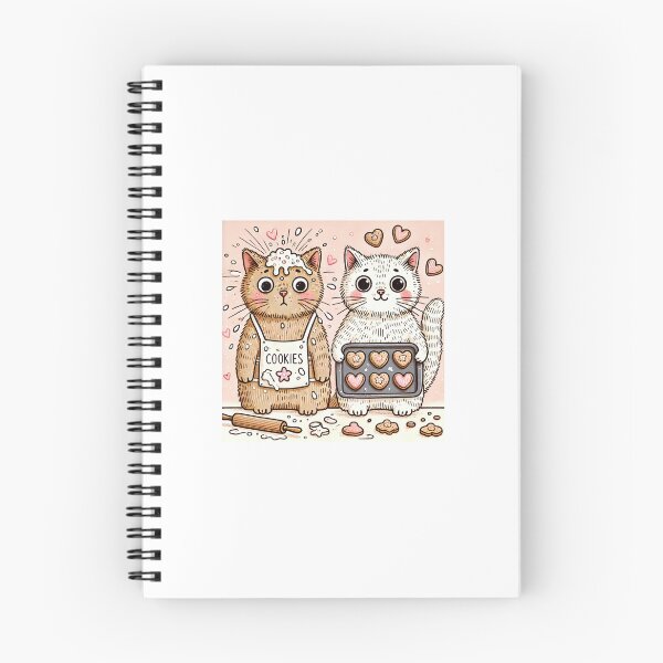 Item preview, Baking Cats - Heart-Shaped Cookies Fun designed and sold by carries-anatomy.