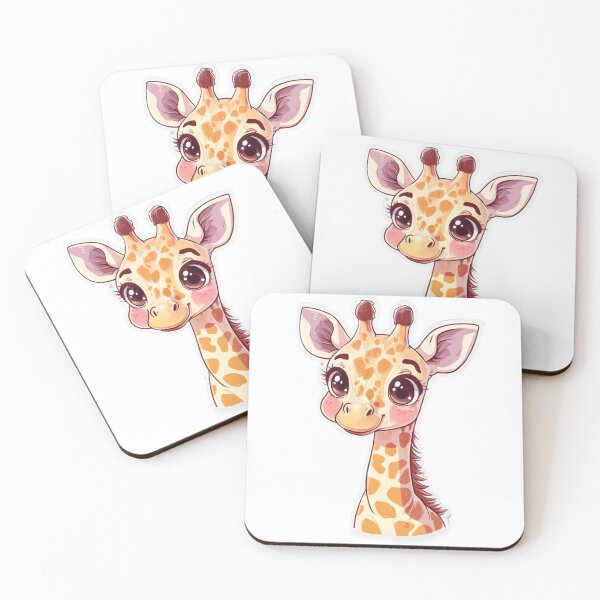Item preview, Cute Giraffe Sticker designed and sold by NicolasGlowArt.