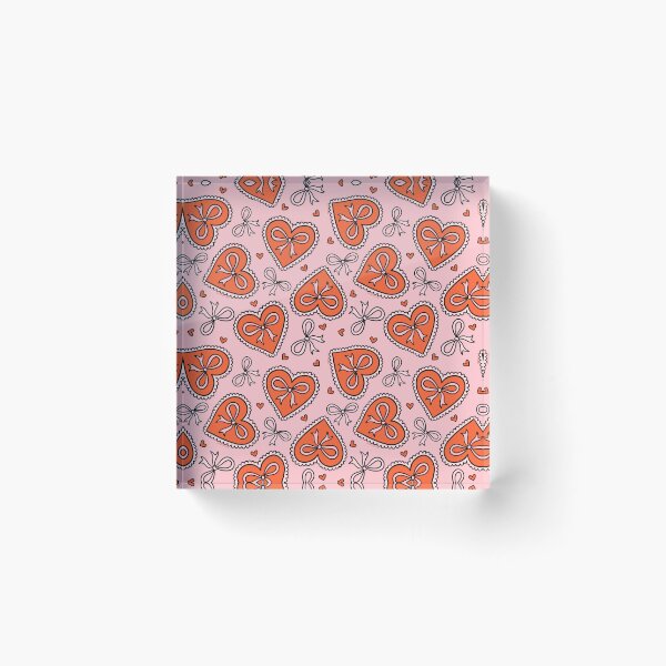 Item preview, Heart Bow Print designed and sold by doodlebymeg.