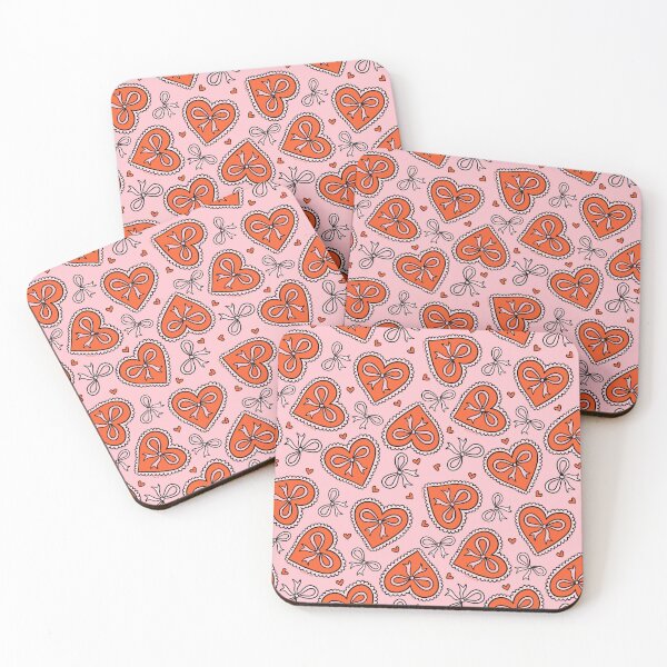 Item preview, Heart Bow Print designed and sold by doodlebymeg.