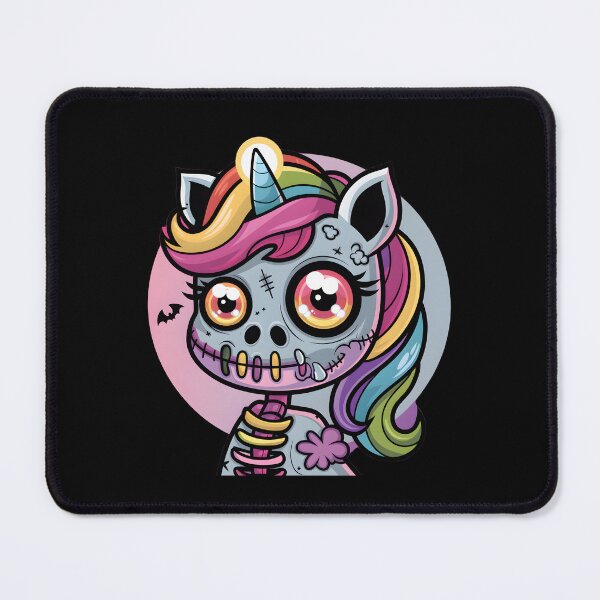 Item preview, spooky Zombie Unicorn Horror Creepy Rainbow designed and sold by bukajart.