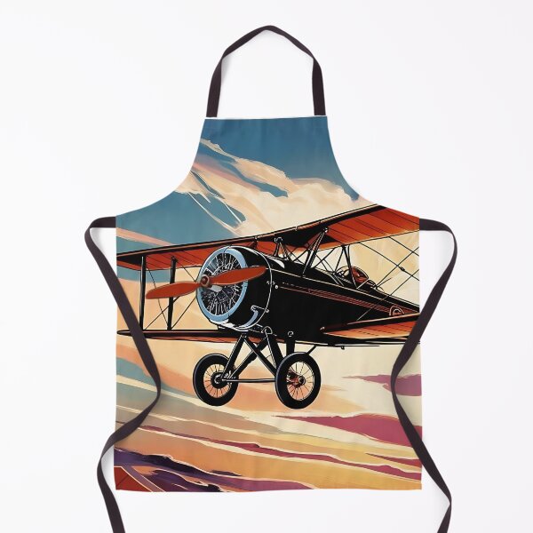 Item preview, Old Propeller Biplane Aircraft - Vintage Aviation Art designed and sold by EMairplanes.