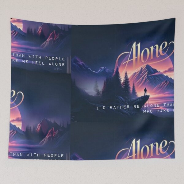 Item preview, Solitude creates a safe place from empty bonds. designed and sold by cherryfoxy24.