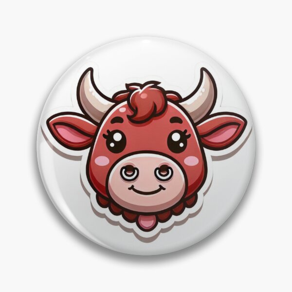 Item preview, Angus Red Cow Head designed and sold by ArtistEmbrace.
