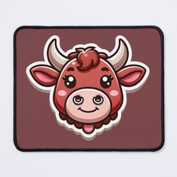Item preview, Angus Red Cow Head designed and sold by ArtistEmbrace.