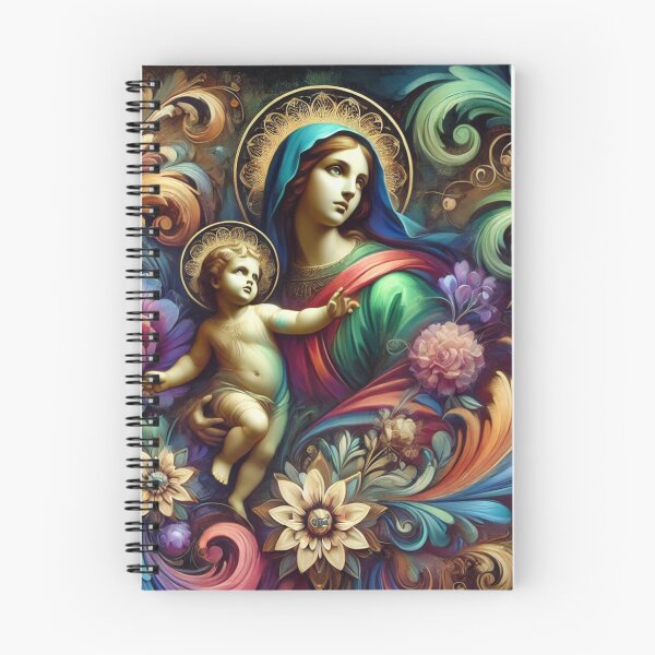 Item preview, Saint with Child colorfully framed designed and sold by Sigtrix.