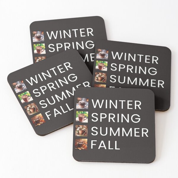 Artikelvorschau, Cocoa Through the Seasons – Seasonal Hot Chocolate Art entworfen und verkauft von UniversalFlair.