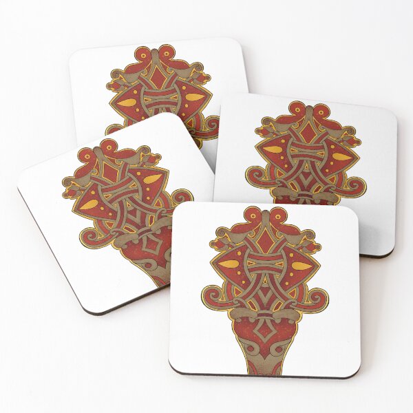 Item preview, Borre Style Animal Design - Colorful Viking Art designed and sold by Ancient-Tales.