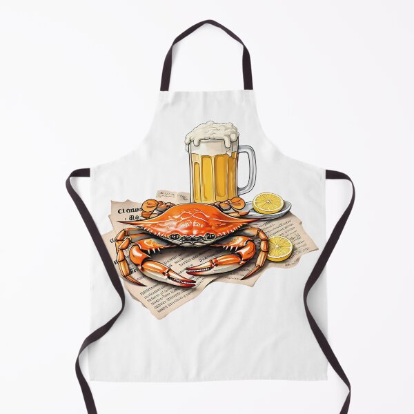 Item preview, Steamed Crabs and Beer designed and sold by Frog Level Treasures.
