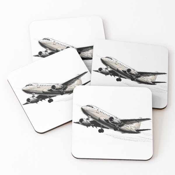 Item preview, Airplane Taking Off - Sketch Aviation Art  designed and sold by EMairplanes.