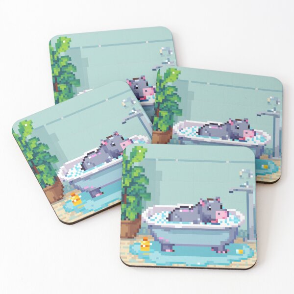 Item preview, Hippo Bath Time designed and sold by Thanabordee.