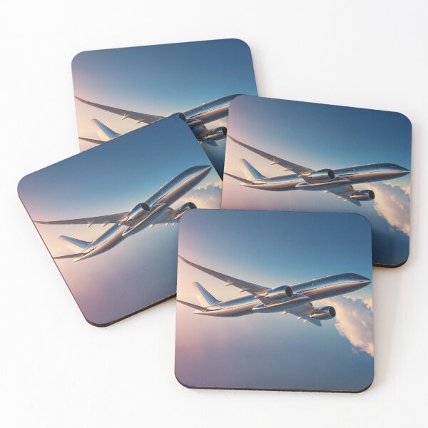 Item preview, Beautiful Metallic Modern Airplane Illustration - Aviation Art designed and sold by EMairplanes.