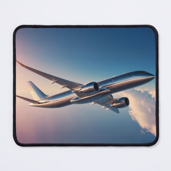 Item preview, Beautiful Metallic Modern Airplane Illustration - Aviation Art designed and sold by EMairplanes.