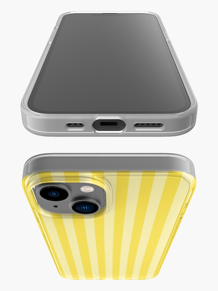 Yellow Stripes Pattern iPhone Case