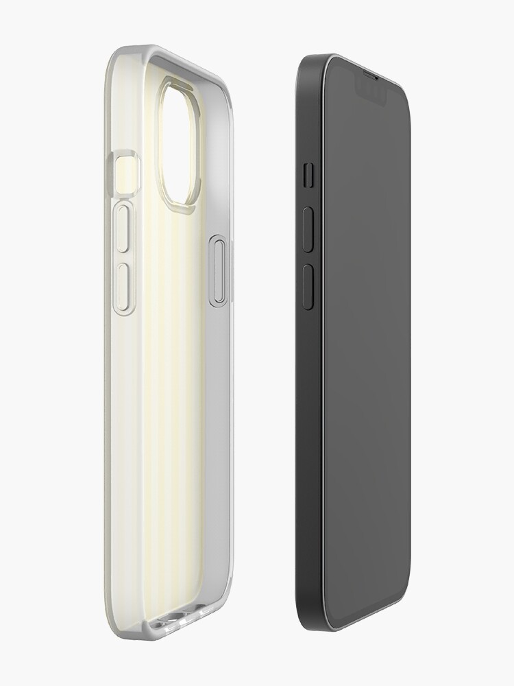 Yellow Stripes Pattern iPhone Case