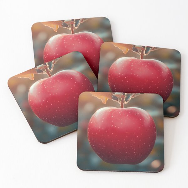 Item preview, Red apple hanging on a branch designed and sold by valerko26.