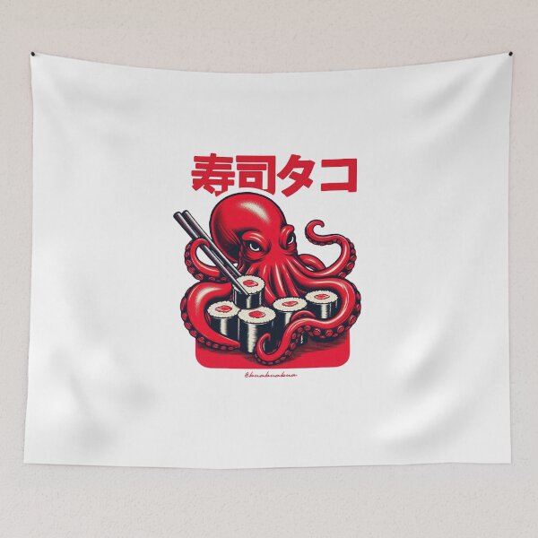 Item preview, Sushi Octopus designed and sold by BUABUABUA.