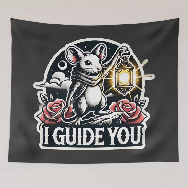 Artikelvorschau, I Guide You Mouse Design – Inspirierendes T-Shirt und Merch für Führung und Hoffnung entworfen und verkauft von thejaspyart.