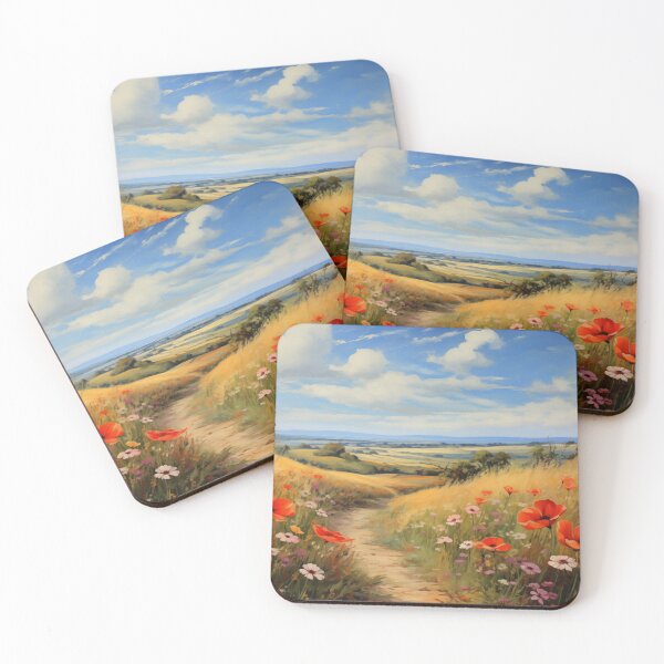 Item preview, Countryside Trail in the Flowerfield designed and sold by SpectralSummer.