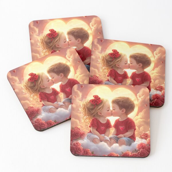 Item preview, First Valentine Kiss designed and sold by Claudia Bartoli-McKinney.