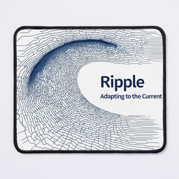 Item preview, Ripple String Wave Adapt to the Current Tee designed and sold by TrendVoyager.
