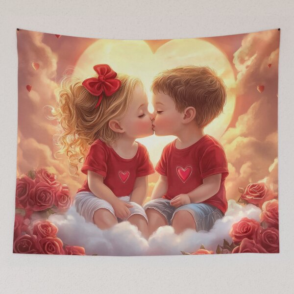Item preview, First Valentine Kiss designed and sold by Claudia Bartoli-McKinney.