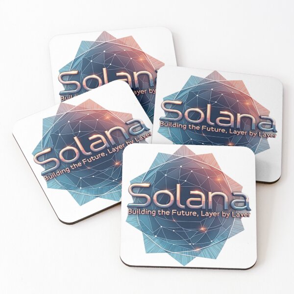 Item preview, Solana Blockchain Connections Future-Building Tee designed and sold by TrendVoyager.