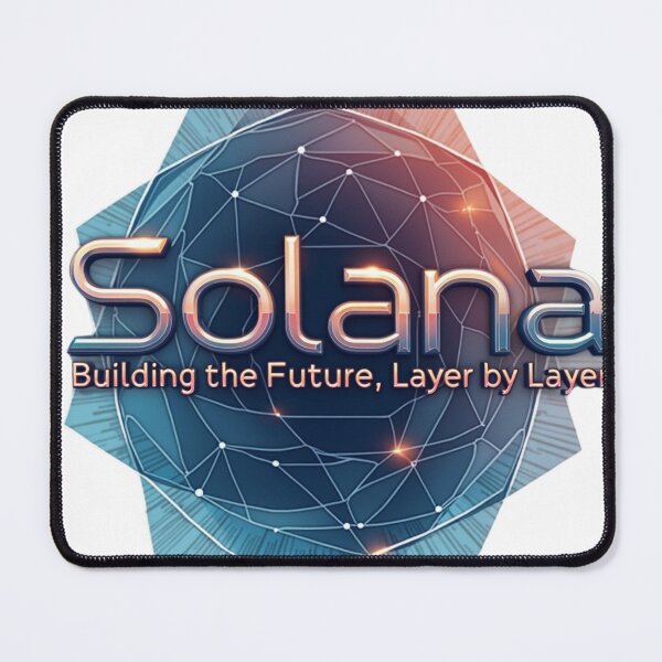 Item preview, Solana Blockchain Connections Future-Building Tee designed and sold by TrendVoyager.