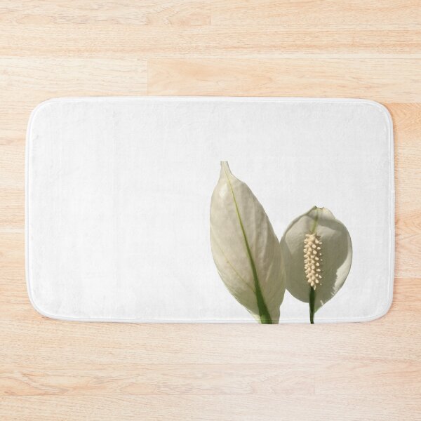 Item preview, Peace Lily has white bracts. It resembles a heart shape wrapped in a tubular inflorescence with light yellow florets surrounding it. It is a tree that can purify the air very well designed and sold by pipikijung.