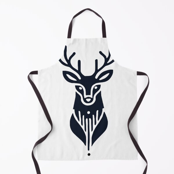 Item preview, Silhouette of deer, created in a line-based, minimalist style with a simple color palette. designed and sold by TJprint.