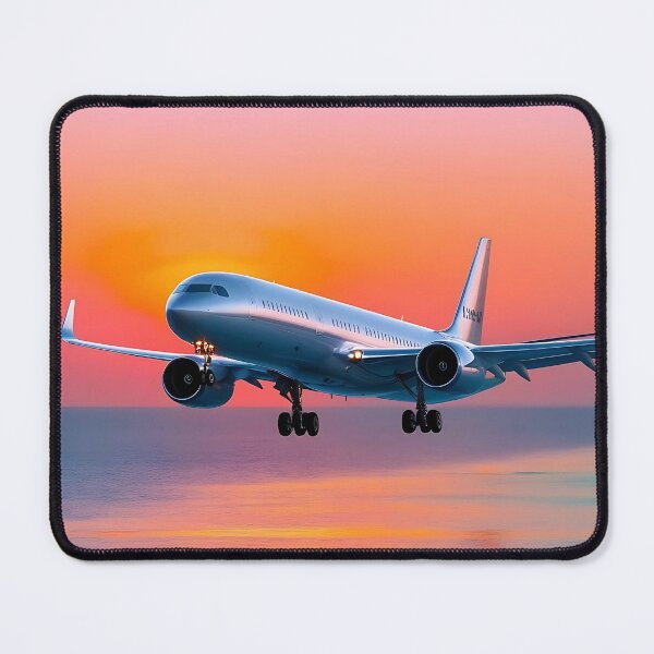 Item preview, Sunset Airplane Over the Sea - Aviation Artwork designed and sold by EMairplanes.