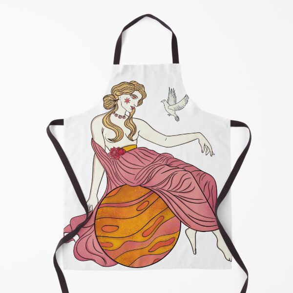 Item preview, Venus Goddess with Planet Venus - Ancient Mythology and Astronomy Art designed and sold by Ancient-Tales.