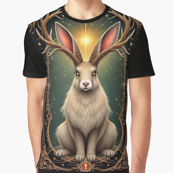 Item preview, Delphic Jackalope designed and sold by HabitableMoons.