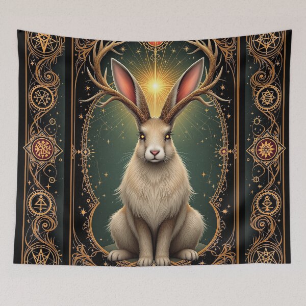 Item preview, Delphic Jackalope designed and sold by HabitableMoons.