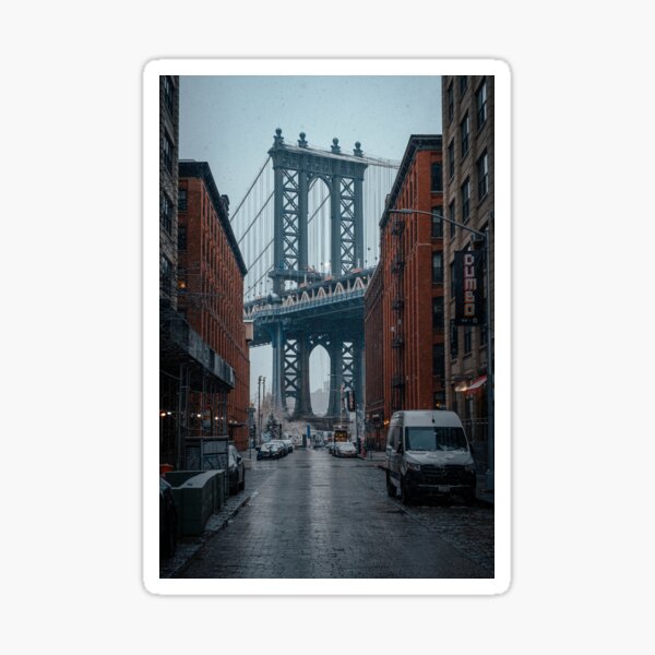 Dumbo - Manhattan Bridge View Sticker