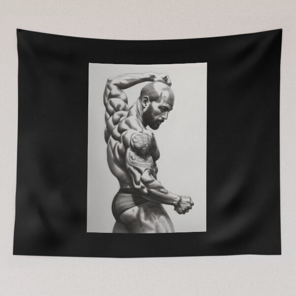 Item preview, Berlin Body Gay Muscle Hunk Gay Pride Graphic Design designed and sold by ItsAKinkThing.