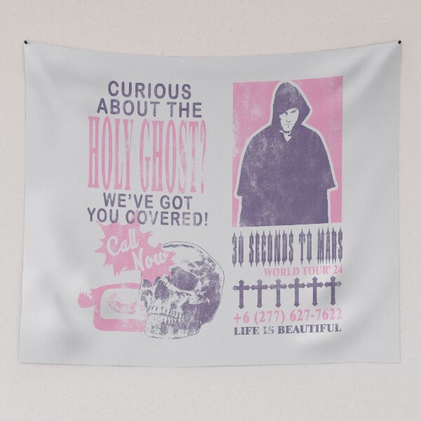 Item preview, Life is Beautiful Holy Ghost designed and sold by Benkrier.