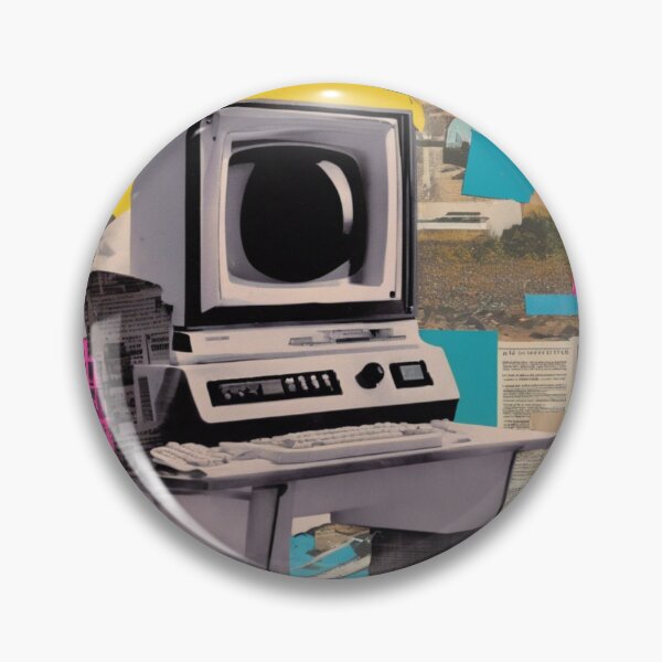 Item preview, Retro Computer Collage Art designed and sold by LoveingShop.