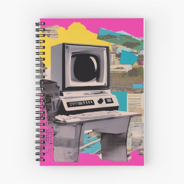 Item preview, Retro Computer Collage Art designed and sold by LoveingShop.