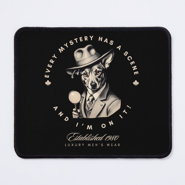 Item preview, Dog Detective Design | Whimsical Artwork for Dog & Mystery Lovers designed and sold by CallisC-Arts.