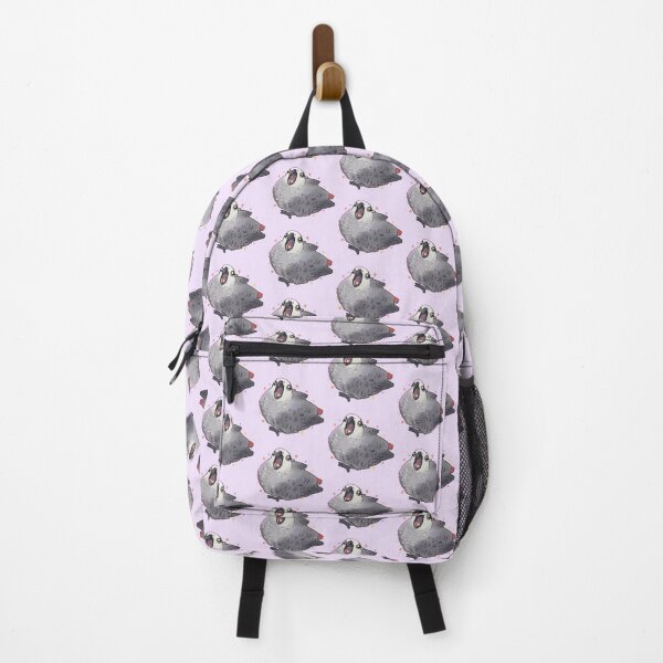 Item preview, gray african parrot illustration designed and sold by Mayarartsy.