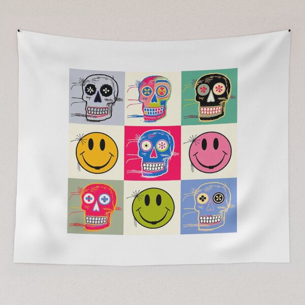 Item preview, Smiles & Skulls, Playful Clash of Life and Death, funnyfits70, Humor, Funny, retro, vintage, funny quotes, animal humor, designed and sold by FunnyFits70.