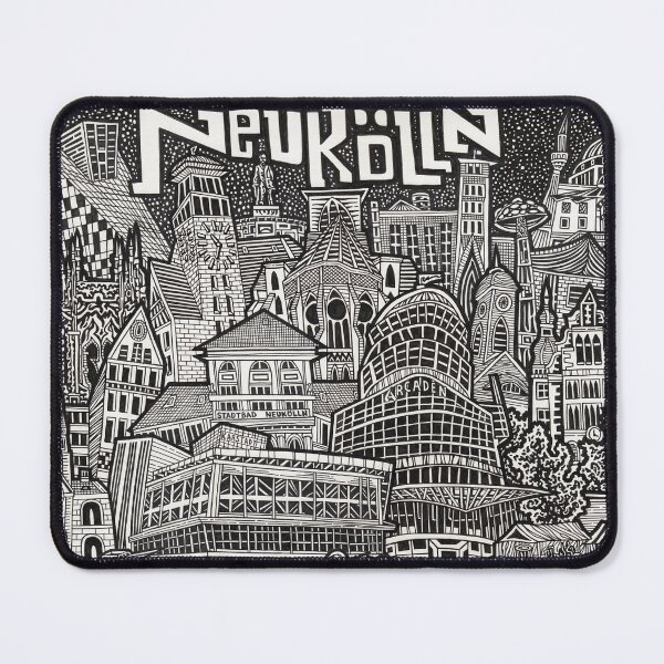 Item preview, Neukölln, Berlin Kiez - Hand -drawn illustration designed and sold by JohnRooneyArt.